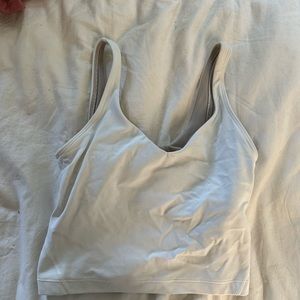 White Lulu Align Tank